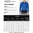 thumbnail image 5 of COOFANDY Mens Dress Shirt Wrinkle Free Long Sleeve Slim Fit Button Down Shirts Formal Business Shirts, 5 of 5