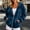Blue, variant on Dpytoraw Women's Velvet Zip Hoodie, Fleece Lined Jacket for Fall Winter Green L