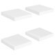 thumbnail image 1 of Estantería de pared VidaXL Modern White MDF, 4 unidades, 1 of 4