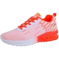 thumbnail image 4 of Fashion Women's Breathable Running Shoes, Orange, Size 8.5, 4 of 9