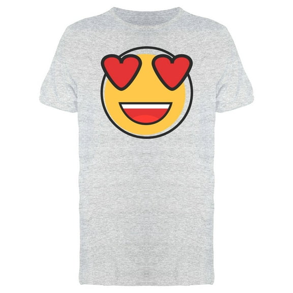 In Love Emoji Yellow Tee Men's -Image by Shutterstock