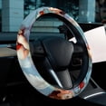 thumbnail image 6 of Cupid 14.5 Inch Printing PVC Leather Auto Accessories Car Wheel Covers Steering Wheel Cover Car Wheel Cover, 6 of 6