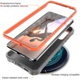 thumbnail image 3 of ArmadilloTek Vanguard Case Compatible with Samsung Galaxy S20 (6.2 inches) Military Grade Full-Body Rugged with Built-in Kickstand [Screenless Version] - Orange, 3 of 4