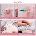 thumbnail image 2 of CUITING Pink Mini Quick Stitch Sewing Gun - Portable  Easy-to-Use  Time-SavingClothing Repair Tool For Quick Hemming  Micro Tagging  And GarmentFixing -Compact  Lightweight  And Convenien, 2 of 7