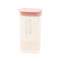 VOTRUDI Plastic Water Pitcher,Ecologically Friendly Water Pitchers for Beverages with Lid,Large Capacity Refrigerator Cold Pitcher for Lemonade Drinks Fruit Tea Pot Iced Tea Milk Juice(1.2L)