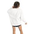thumbnail image 4 of Women's Gameday Couture White New Orleans Saints Timeless Triumph Premium Fleece Pullover Sweatshirt, 4 of 5
