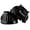 Black, variant on Shires Arma Overreach Bell Boots: Protect Your Horse's Hooves in Style Baby Blue / Pony