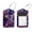multicolored 4, variant on Purple Unicorn Stars Luggage Tags with Stainless Steel Loop, 2 Pack Luggage Tag Holders for Travel Luggage Baggage Identifier