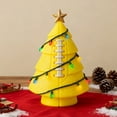 thumbnail image 3 of Dserfhy Ball Christmas Tree Ornament Fun Football Xmas Tree Decoration Basketball Tree with Golden Star Topper for Festive Holiday Decor, 3 of 8