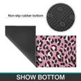 thumbnail image 6 of Pink and Black Of Leopard Print Kitchen Rugs Sets Of 2,Anti Fatigue Kitchen Mat Rugs Non Slip Washable,Decorative Kitchen Floor Mats for Kitchen,Sink,Laundry,17"x30"+17"x47", 6 of 7