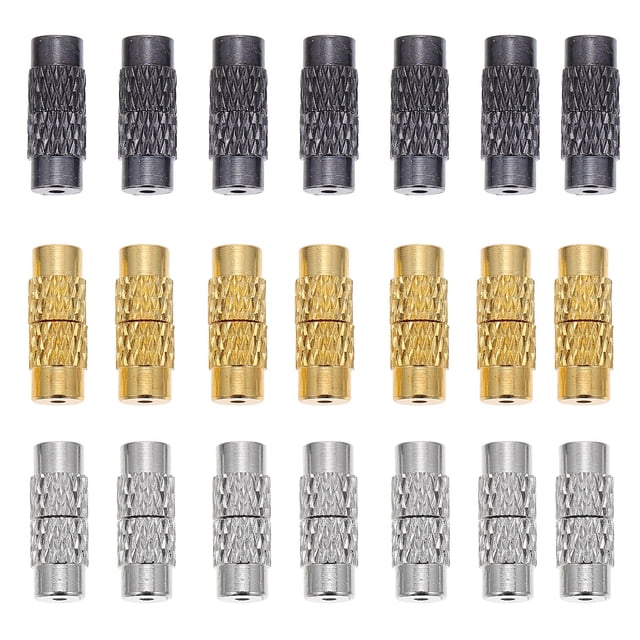 Minkissy 120Pcs Accessories Bracelet End Caps Connection for Handmade Enthusiasts