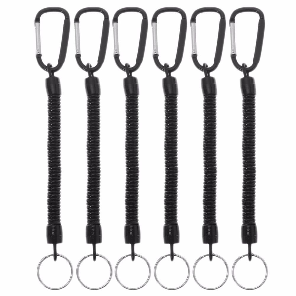 Tactical Safety Belt Buckle Carabiner Keychain Hook Fall Protection Black 
