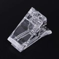 thumbnail image 4 of 1 Bag 10 Pcs/15 Pcs/20 Pcs Crystal Nail Plate Fixing Clip Manicure Quick Extension Glue Nail Mold Fixation Fixation Nail Mold Clip Quick Light Therapy Nail Fixation Tool (20 Pcs), 4 of 8