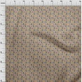 thumbnail image 4 of oneOone Cotton Cambric Light Brown Fabric Colorful Dinosaur Cartoon Fabric For Sewing Printed Craft Fabric By The Yard 42 Inch Wide, 4 of 5