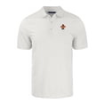 thumbnail image 2 of Men's Cutter & Buck  White Syracuse Orange Vault Pike Eco Symmetry Print Stretch Recycled Polo, 2 of 3