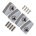 thumbnail image 2 of kusrkot 4 Pieces Guitar String Lock Professional for Instrument Electric Guitar Accs Argent, 2 of 9