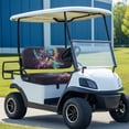 thumbnail image 5 of Pzuqiu 2 Piece Neon Sea Turtle Golf Cart Seat Covers | Breathable Washable 2-Seater Protection for Most Golf Carts, 5 of 10