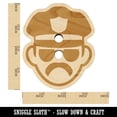 thumbnail image 2 of Occupation Police Officer Man Icon Wood Buttons for Crochet Knitting Sewing DIY Craft - 1.00 Inch Medium (7pcs), 2 of 7