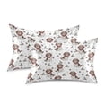 thumbnail image 2 of King Charles Dog Pattern Pillowcase Standard Size 20''x26'' Satin Double-Sided Print Soft Wrinkle Resistant, 2 of 9