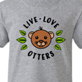 thumbnail image 4 of Inktastic Live Love Otters Youth T-Shirt, 4 of 5
