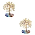 thumbnail image 4 of Cateissary Adorno de árbol de piedras de cristal hecho a mano, adecuado para cualquier ocasión, materiales, exquisita decoración del hogar Type2 NO2, 4 of 6