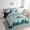 Pastel Turquoise, variant on 7 Piece Sports Bedding Sets,American Football Fans Bed in a Bag Full Size Rugby Player Comforter Set with Sheets Football Lovers Bed Set Light Purple Yellow Sheets (Chicago)