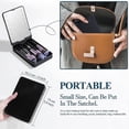 thumbnail image 4 of Travel Makeup Brush Set Foundation Powder Concealers Eye Shadows Makeup Set with LED light Mirror 14 Pcs, 4 of 4
