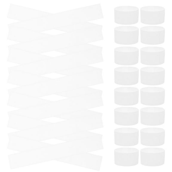 Niceauty 100pcs Paper Bands for Money Bundles in Supermarkets and Offices with Simple Design