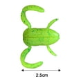thumbnail image 6 of NIBOLOG 5Pcs 5CM/2.25G Silicone Frog Lure Realistic Reusable Artificial Soft Frog Bait Outdoor Freshwater Bass Snakehead Trout Fishing Accessories, 6 of 8