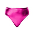 thumbnail image 4 of Women's Metallic Booty Shorts Rave Bottoms Dancing Hot Pants Clubwear Lingerie, 4 of 5
