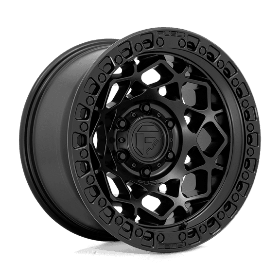 Fuel D786 Unit 17X9 6X135 -12Et 125.1Cb Matte Black With Matte Black Ring Wheel