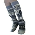 thumbnail image 2 of Fewfanhot Women's Slipper Socks Knee-High Long Tube Cute Design for Winter Warmth at Home Comfort Slipper Socks, 2 of 4