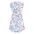 thumbnail image 6 of Livrdious Womens Casual Summer Dress with Floral Print, Sleeveless V Neck Sundress, Loose Fit A Line Mini Dress for Beach Vacation Outfit, 6 of 6