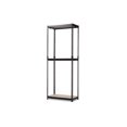 thumbnail image 2 of Organizador de Almacenamiento Baxton Studio BH06-Black-Shelf con 3 Estantes de Metal Negro, 2 of 2