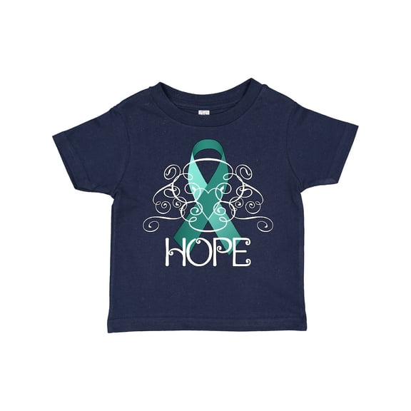 Inktastic Hope-Ovarian Cancer Awareness Boys or Girls Toddler T-Shirt