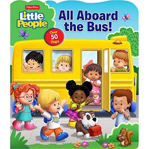 Pre-Owned Fisher-Price Little People: All Aboard the Bus! (Board book) 0794443575 9780794443573