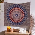 thumbnail image 4 of Mistaha 1PCS Tapestry 180cm * 230cm Home Bohemian Milled Mandala Flower Pattern Room Background Hanging, 4 of 8