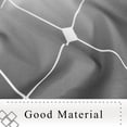thumbnail image 4 of Extra Long Shower Curtains Black and White Shower Curtain Modern Ombre Shower Curtain Set with Hooks Water Repellent Shower Curtain Fabric Shower Curtains for Bathroom Bathtub Hotel, 70x84 inch, Black, 4 of 5