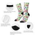 thumbnail image 4 of Balery Vector Mexican Otomi Style Bright Calcetas Largas con Estampado para Hombre y Mujer – Suaves y Transpirables, Talla Única (US 5-11), 4 of 6