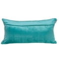 thumbnail image 7 of Parkland Collection Milo Transitional Quilted Aqua Throw Pillow, 7 of 7