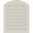 thumbnail image 5 of 20"W x 28"H Arch Top Gable Vent (25"W x 33"H Frame Size): Primed, Non-Functional, Smooth Pine Gable Vent w/ Decorative Face Frame, 5 of 13