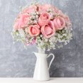 thumbnail image 3 of Flores Artificiales Simulación Nupcial Ramos Gypsophila Boda Decoración de La Flor, 3 of 8