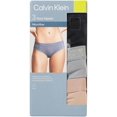 thumbnail image 5 of Calvin Klein Women Hipster 3 Pack (Black/Wolf,Large), 5 of 5
