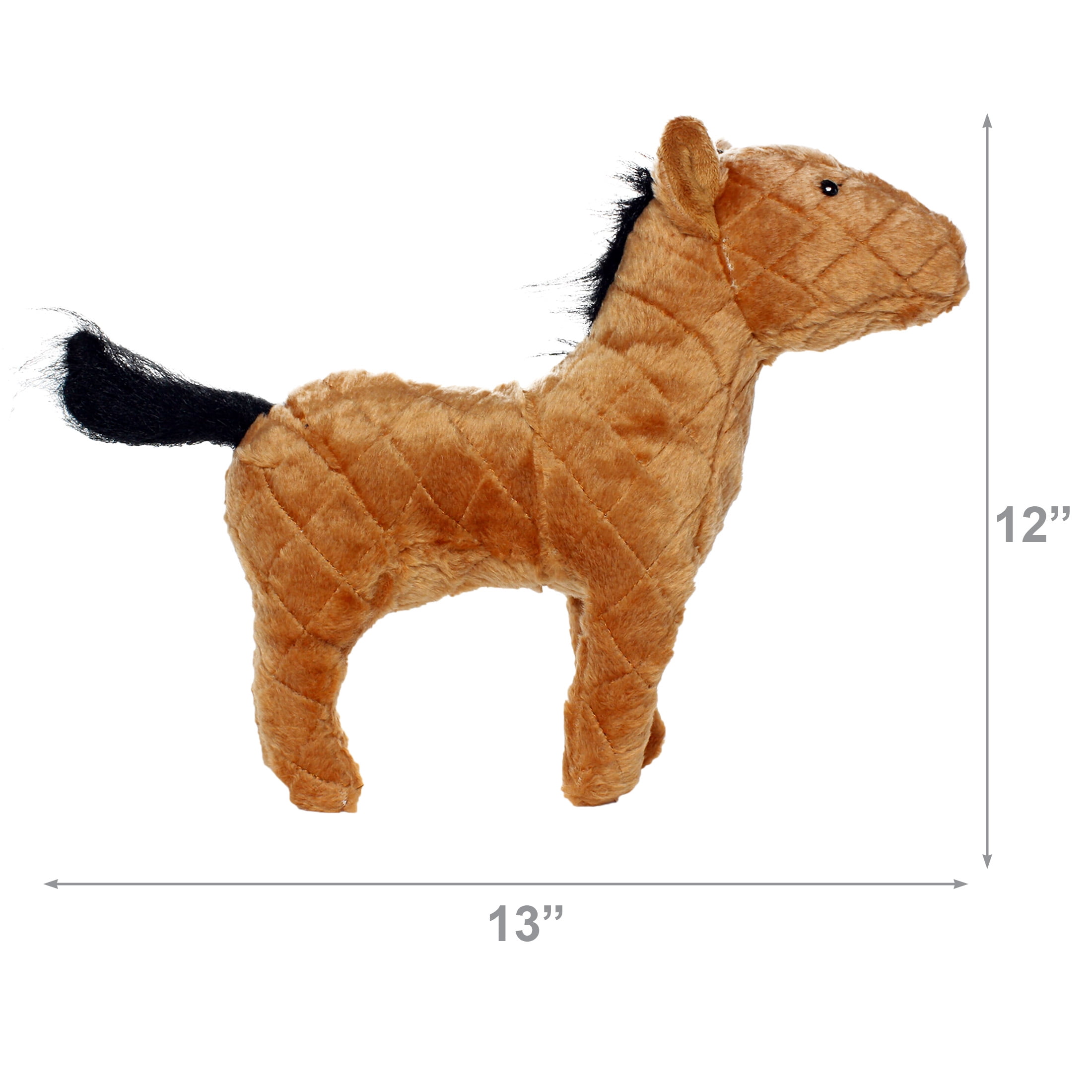 Mighty Farm Horse Durable Plush Squeaky Dog Toy