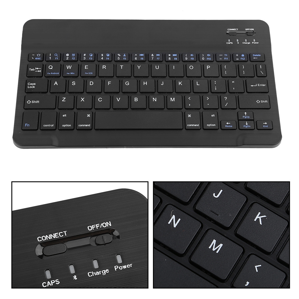 TOPINCN 9Inch 64Keys Ultrathin Wireless Keyboard, Keyboard, Wireless