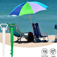 thumbnail image 2 of 2 Pcs Pieds de Parasol de Plage pour Sable Ou Terre, Vis de Propulsion de Sable, 2 of 5