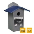 thumbnail image 2 of Birds Choice Rustic Recycled Bluebird Bird House - Blue, 2 of 3