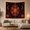 Lotus Sun Face, variant on Celestial Sun and Moon Arch Tapestries in Cosmic Twilight, Mystical Boho Decor for Meditation Enthusiasts, Celestial Wall Art, Housewarming Gift, Tapestry Wall Hanging for Living Room and Bedroom