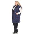 thumbnail image 3 of White Mark Gilet Long à Capuche pour Femmes, 3 of 7