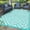 Aquabluewhite-6' x 9' (Rectangular), variant on Outdoor Rug For Patio Clearance 5'x8' Waterproof Mat Reversible Plastic Camping Rugs Rv Porch Deck Camper Balcony Backyard Black & Gray
